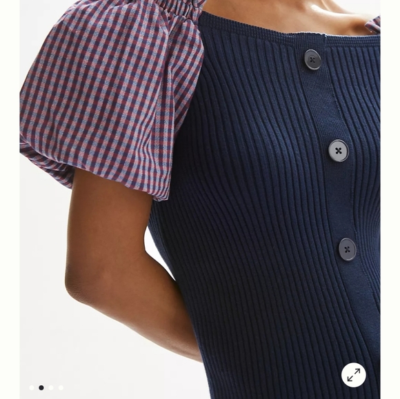 Maeve by Anthropologie Mixed Media Pugg Sweater Dress - Picture 5 of 10